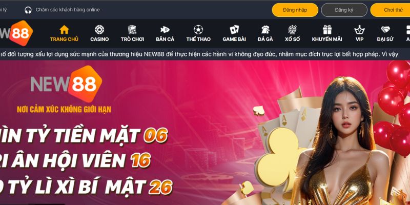 NEW88 được nhiều cược thủ ưu tiên lựa chọn do có nhiều ưu đãi thành viên mới
